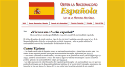 Desktop Screenshot of obtenlanacionalidad.com